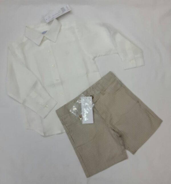 9146/9346 Tutto piccolo linen shirt and short set
