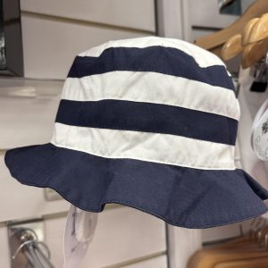 Sarah Louise 003629Ep White And Navy Sun Hat