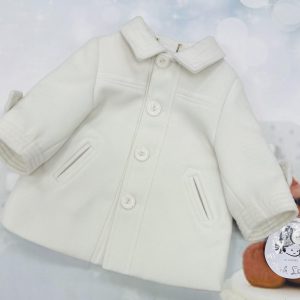 Sarah Louise Ivory Coat - 011421