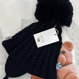Satila Navy Blue Big Pom Hat - C31813 - 472 Laura