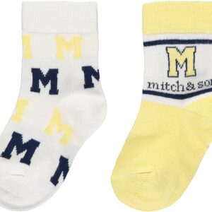 Mitch And Son Lemon 2 pack Socks - MS1332 Isaac