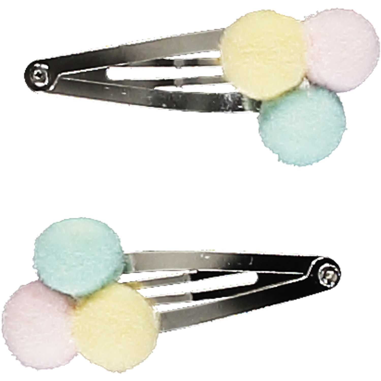 Obee pom pom hair clips