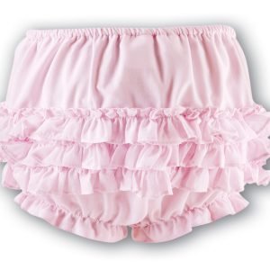 Sarah Louise pink frilly panties 003760