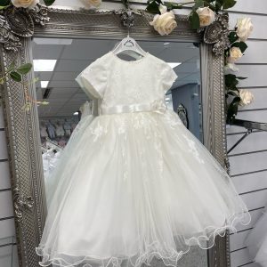 Sarah Louise Ceremonial Ballerina Length  Dress - 070064R Ivory