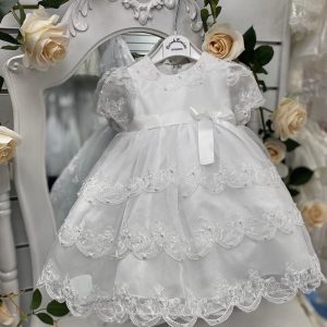 Sarah Louise ceremonial ballerina dress white 070008