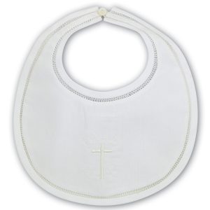 Sarah Louise ivory bib 003309