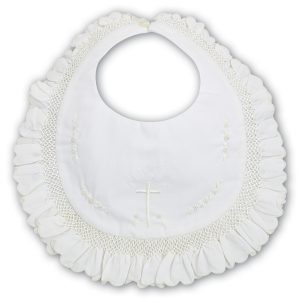 Sarah Louise ivory bib 003310