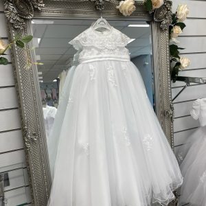 Sarah Louise  Christening gown and bonnet- 001163 White
