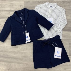 Mayoral bermuda navy 3 piece suit 1287 / 1114 / 1418