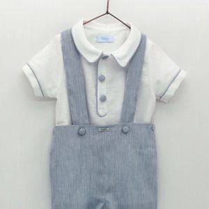 Foque blue dungaree set 2314811