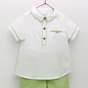 Foque shirt and green shorts set 2314823