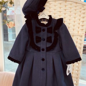 Sarah Louise coat and hat (013167) navy
