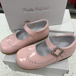 Pretty Originals pink patent shoe 15205