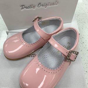Pretty Originals pink patent shoe 1709