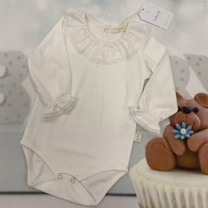 Baby gi body suit ivory   (bg18)
