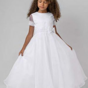 Sarah Louise Ankle Length Communion Dress 090087