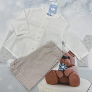 Mac Ilusion Linen/Cotton 2 piece set - 9313 Safari