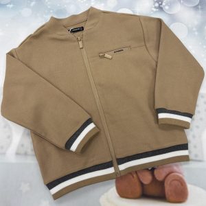 Mayoral toffee zip up jacket 4474