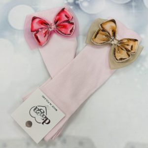 Daga Pretty pink knee high socks 24180