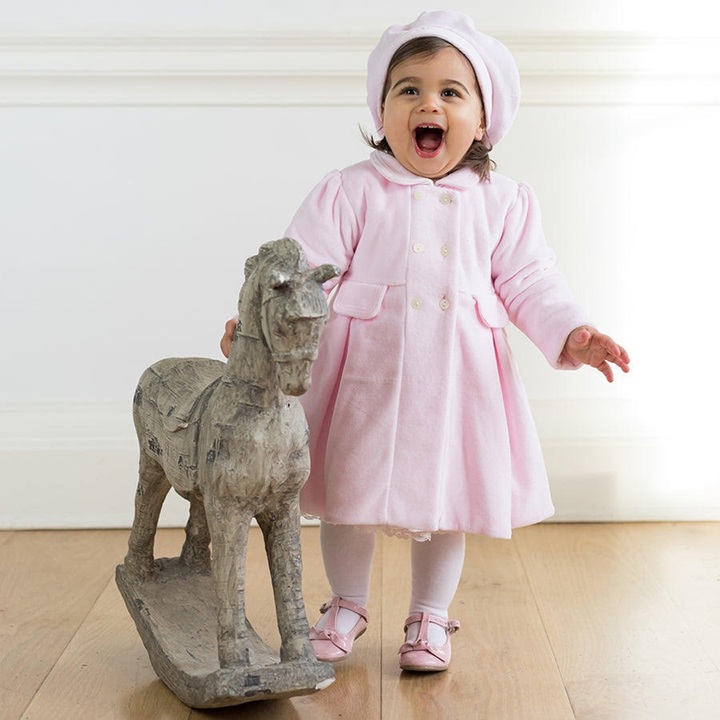 Emile et rose Rosanna padded coat with beret 9304