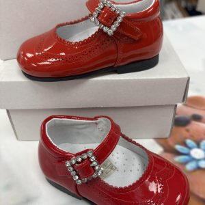 Pretty Originals red patent shoe 15205