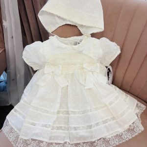 Sarah Louise Dress and bonnet 01189