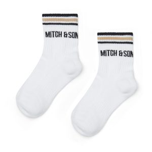 Mitch&son socks Lawson (white)