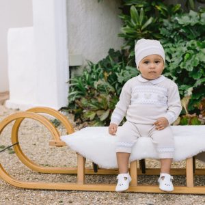 Emile et rose 2pc knitted set with hat (Kipling)