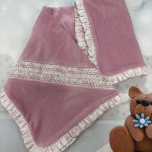 Deolinda Romera blanket DB125M13 (cerise)