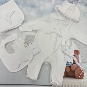 Baby Gi 5pc angel wings set (white)