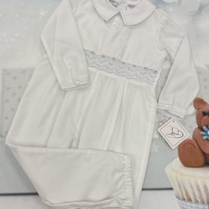 Sarah Louise smocked romper D09476