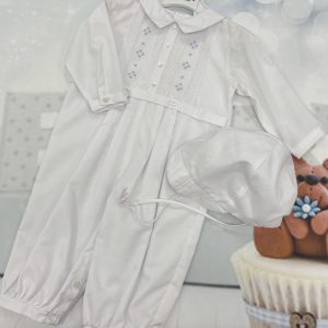 Sarah Louise romper and cap